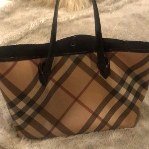 Burberry over the shoulder tote bag
